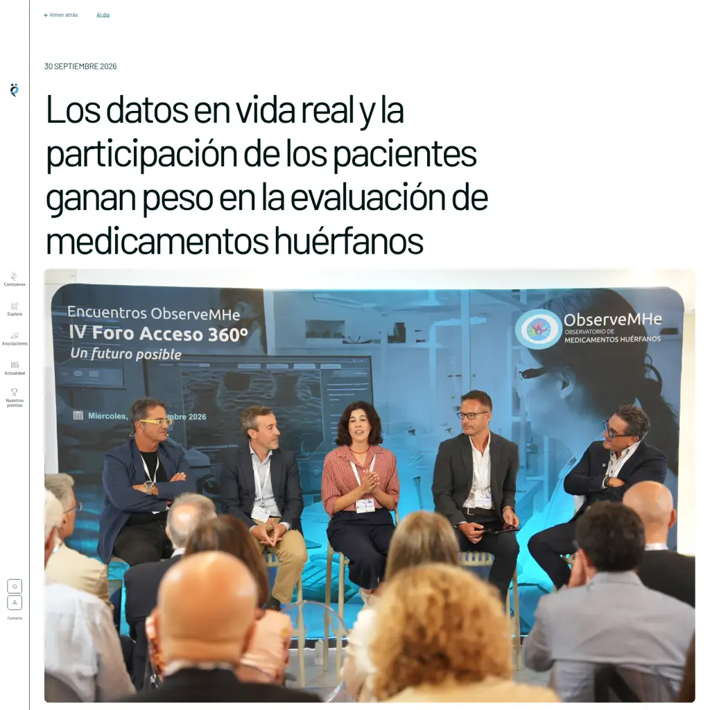 Los datos en vida real y la participación de los pacientes ganan peso en la evaluación de medicamentos huérfanos