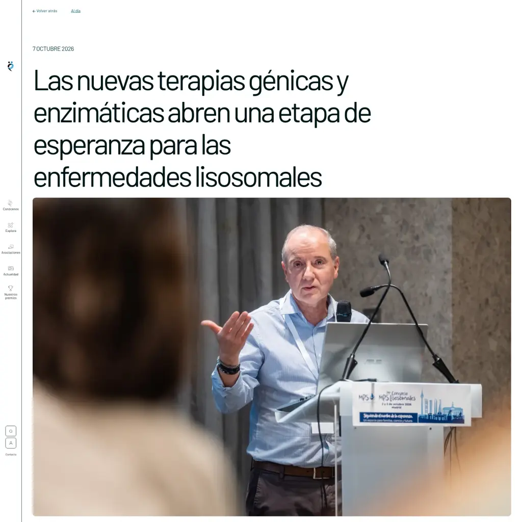 Las nuevas terapias génicas y enzimáticas abren una etapa de esperanza para las enfermedades lisosomales