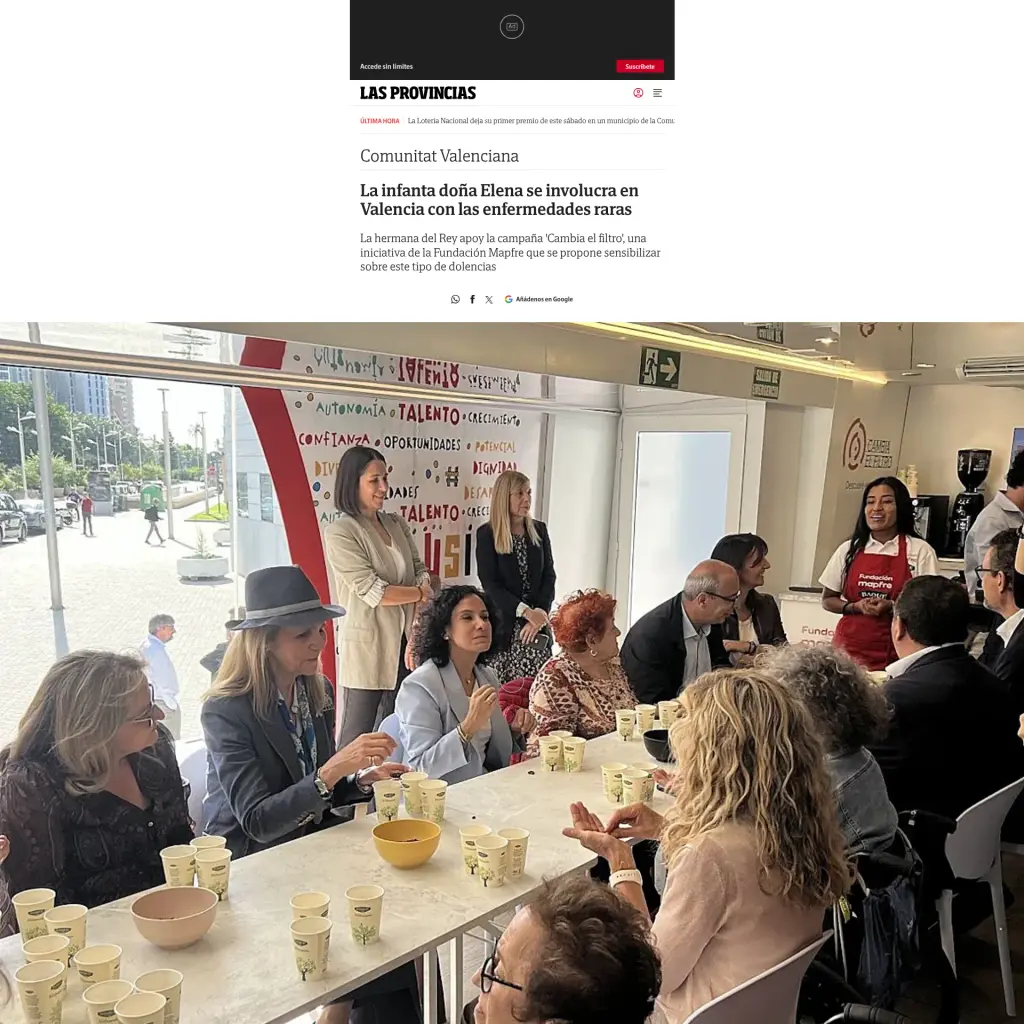 La infanta doña Elena se involucra en Valencia con las enfermedades raras